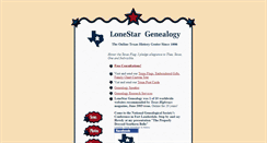 Desktop Screenshot of lonestargenealogy.com